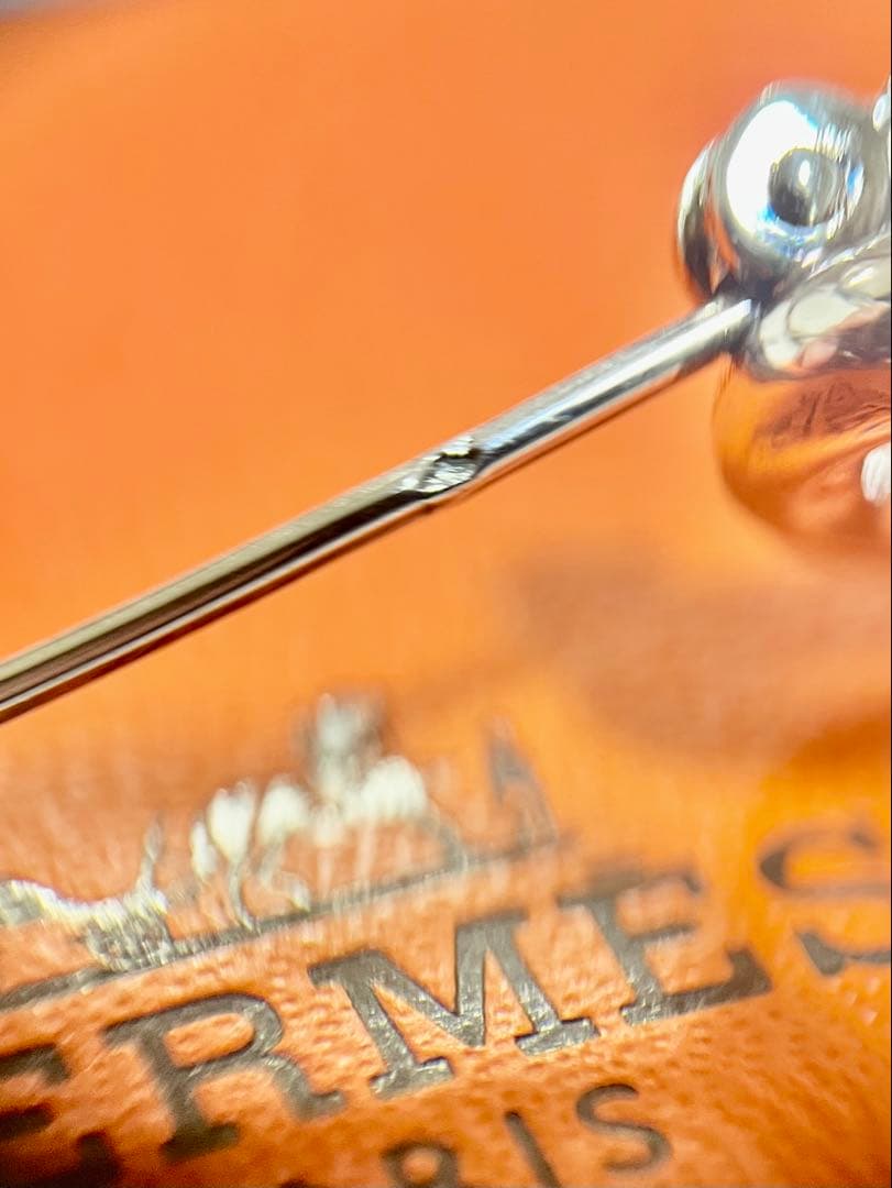 希少【HERMES】シェーヌダンクル ブローチ ヴィンテージ