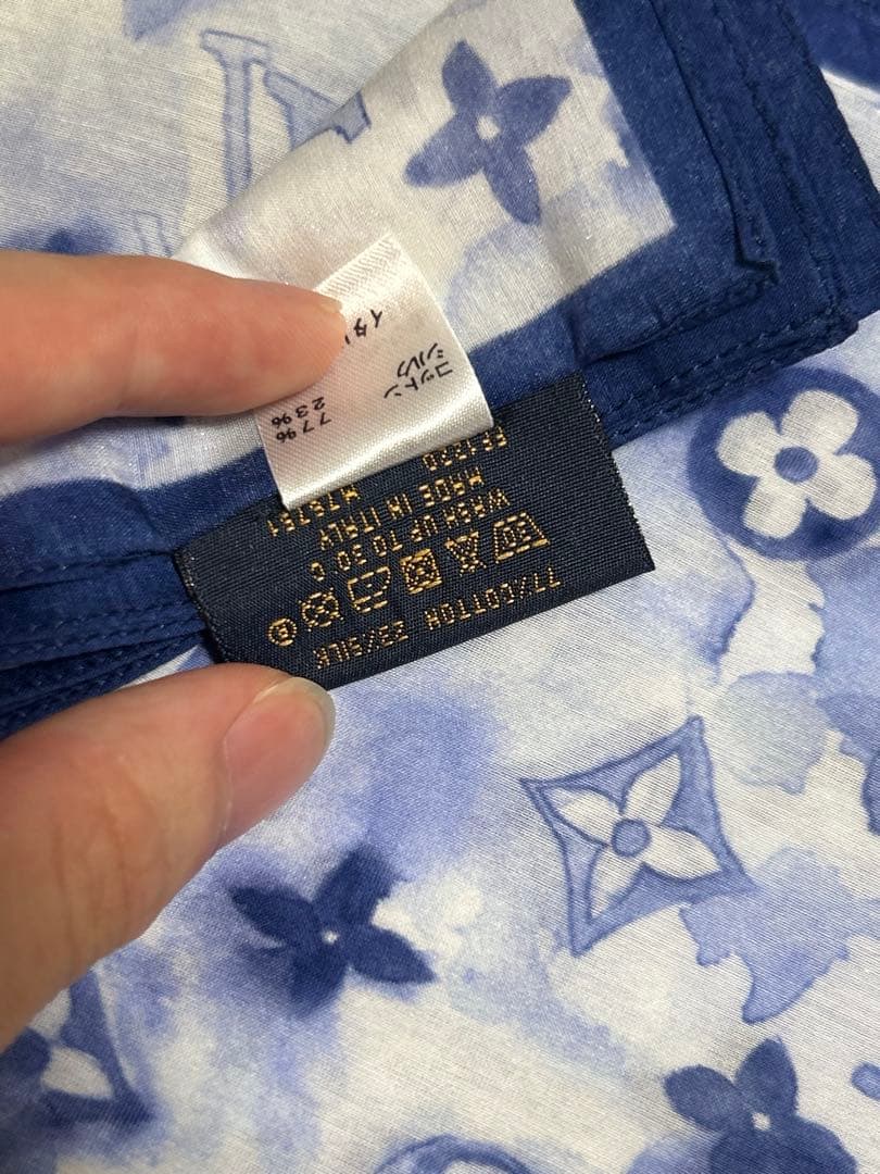 Louis Vuitton シルクバンダナ ウォーターカラー