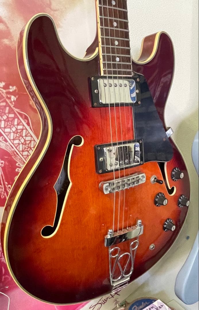 Austrian II セミアコースティックギター サンバースト