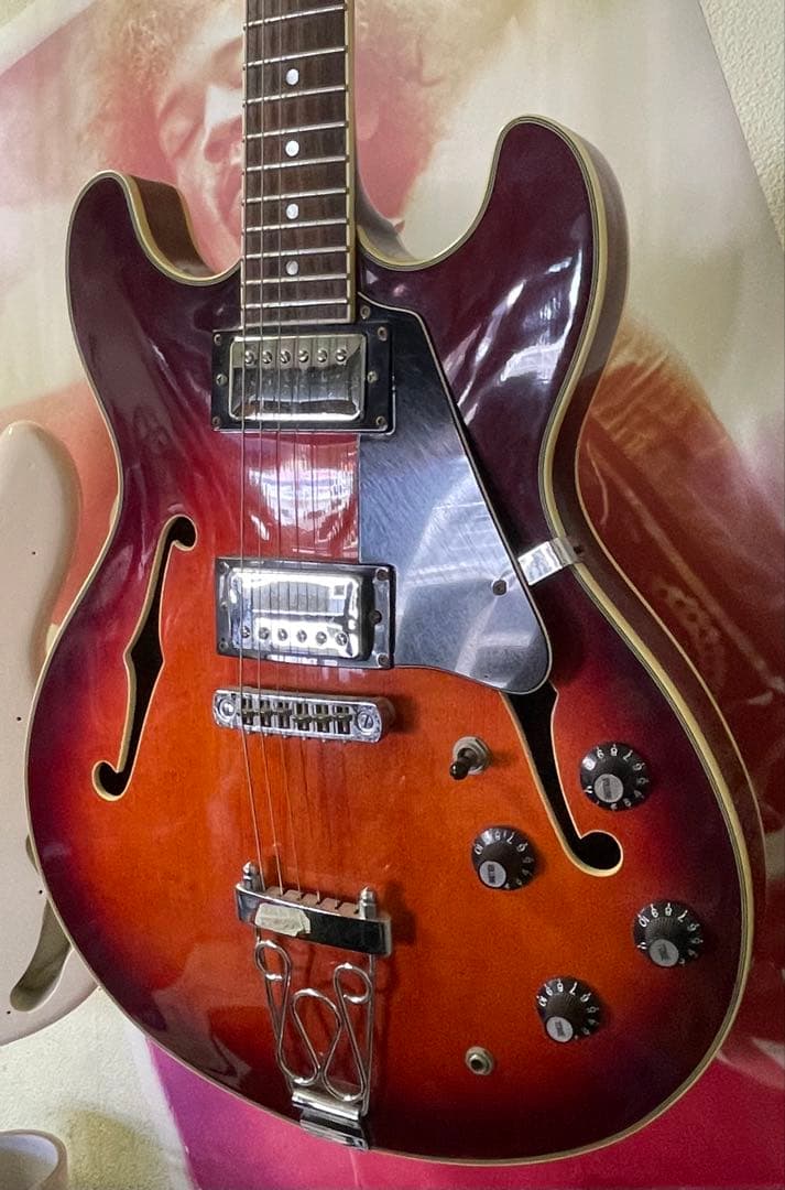 Austrian II セミアコースティックギター サンバースト