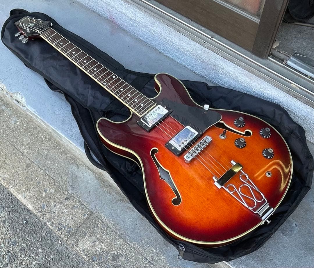 Austrian II セミアコースティックギター サンバースト