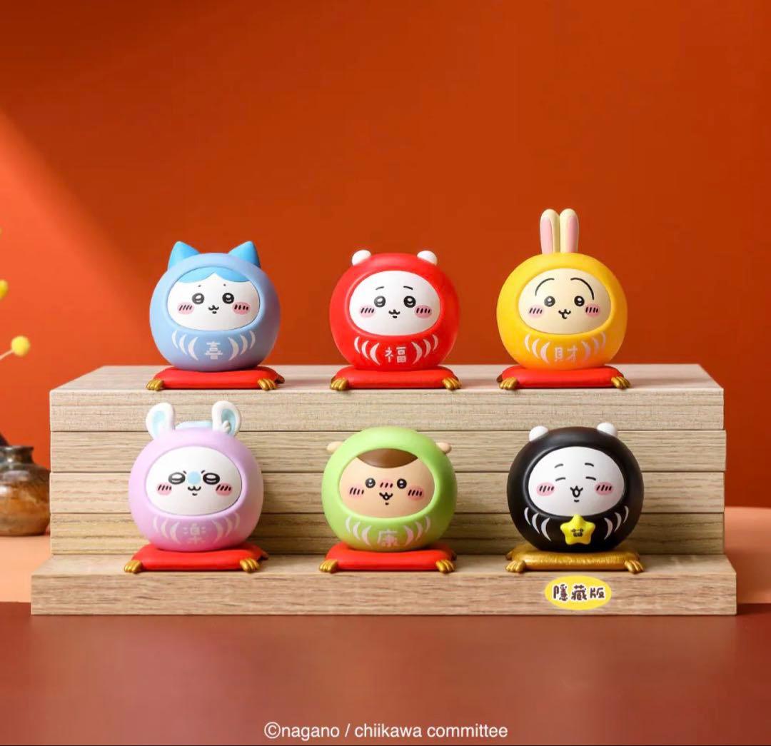 ちいかわ　2026年台湾限定　だるま　フィギュア6個コンプリートセット