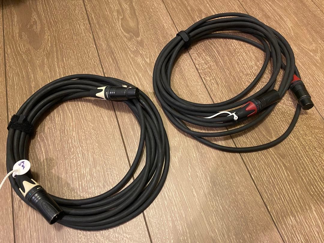 BELDEN 8412 5m 2本 NEUTRIK XLR マイクケーブル