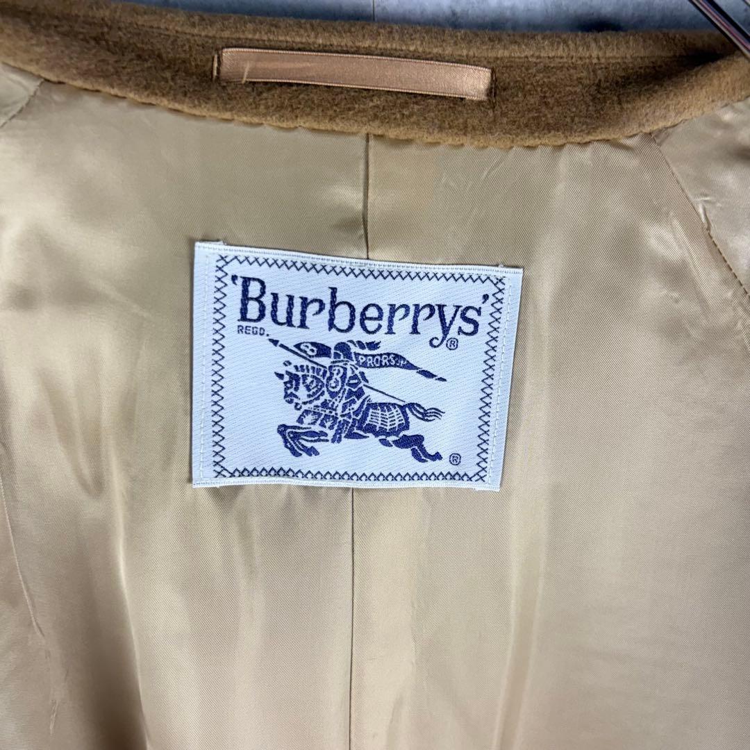 バーバリー　BURBERRY カシミヤ混　　ダブルブ　チェスター　コート　9