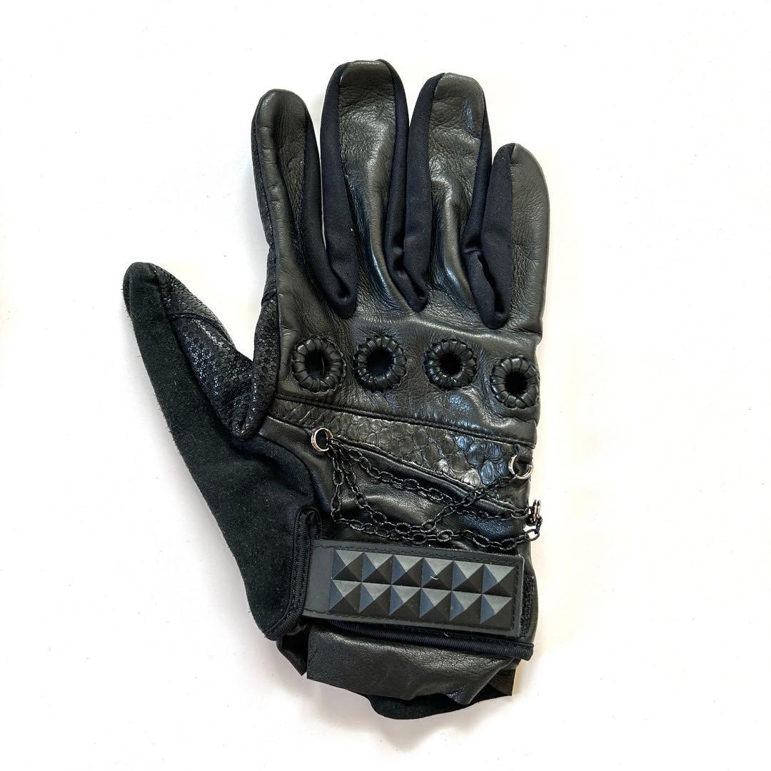 SWITCHBLADE チェーンレザーグローブ Mサイズ