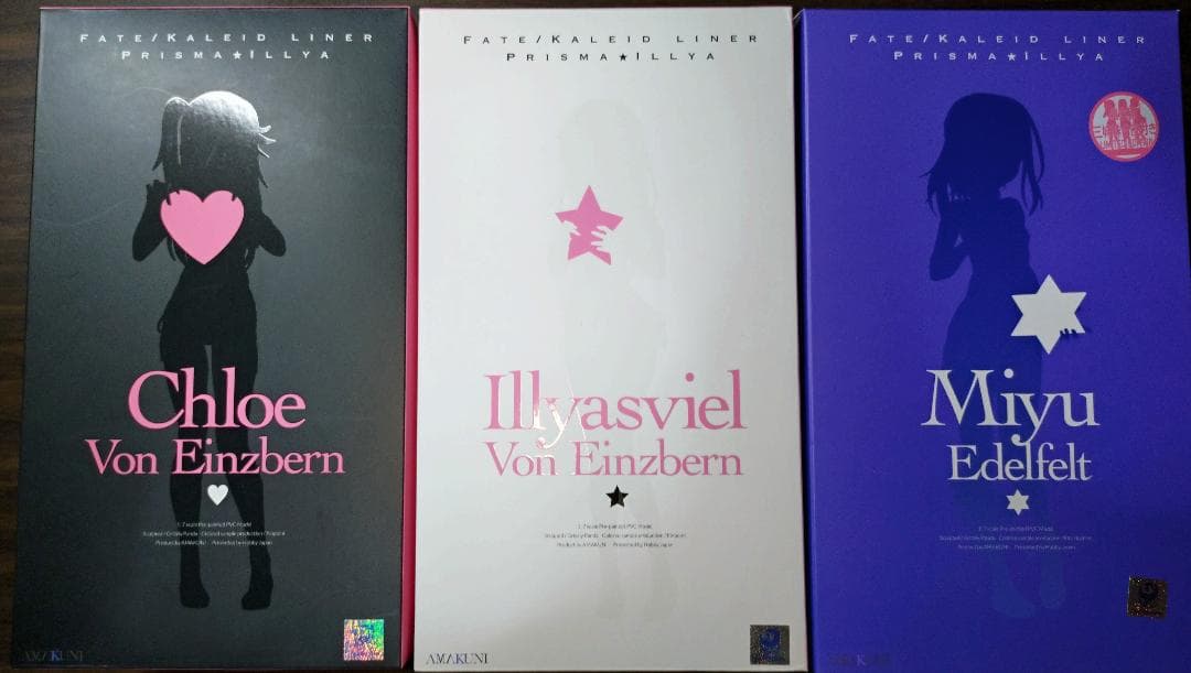 ホビージャパン　イリヤ　クロエ　美遊　3姉妹専用台座付き