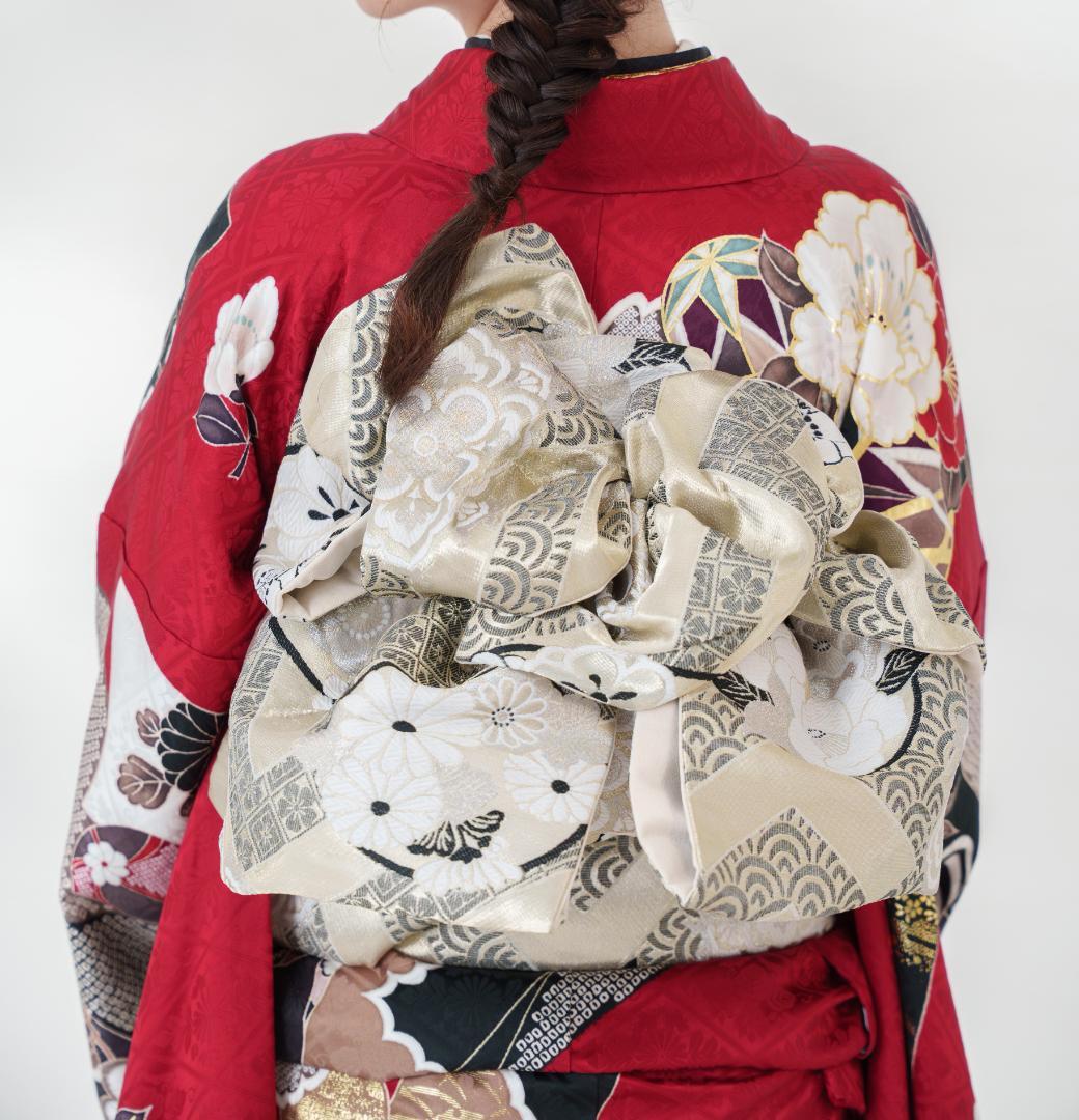 ≪美品≫正絹　振袖9点フルセット【748】【160cm~170cmの方用】