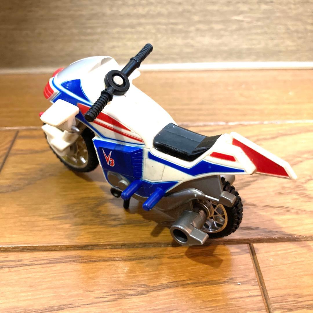 仮面ライダーV3 ハリケーン ミニカー 昭和 レトロ CSM SHF 真骨彫