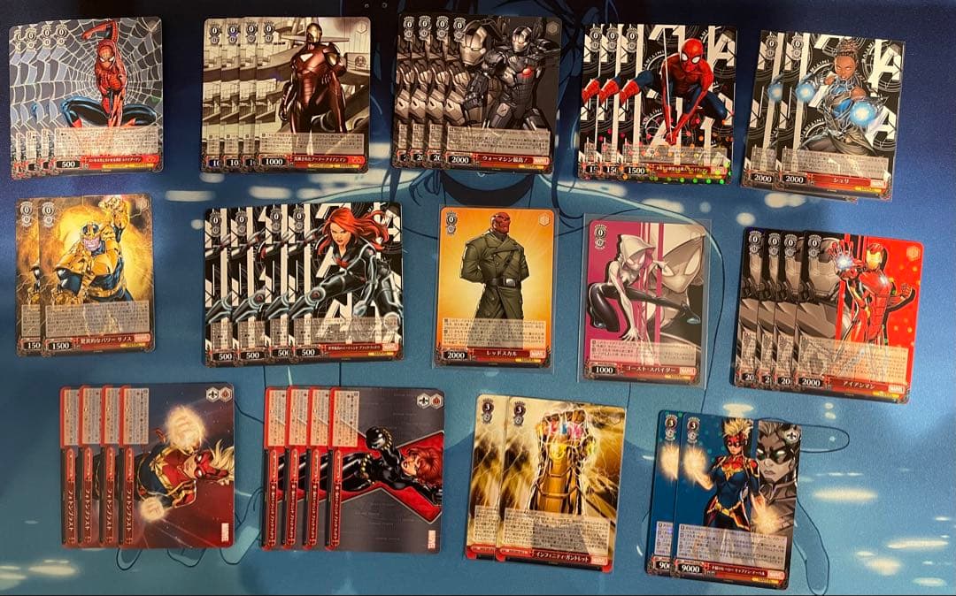 ヴァイスMARVELマーベルvol.2 4コン+vol.3 4コン+デッキパーツ