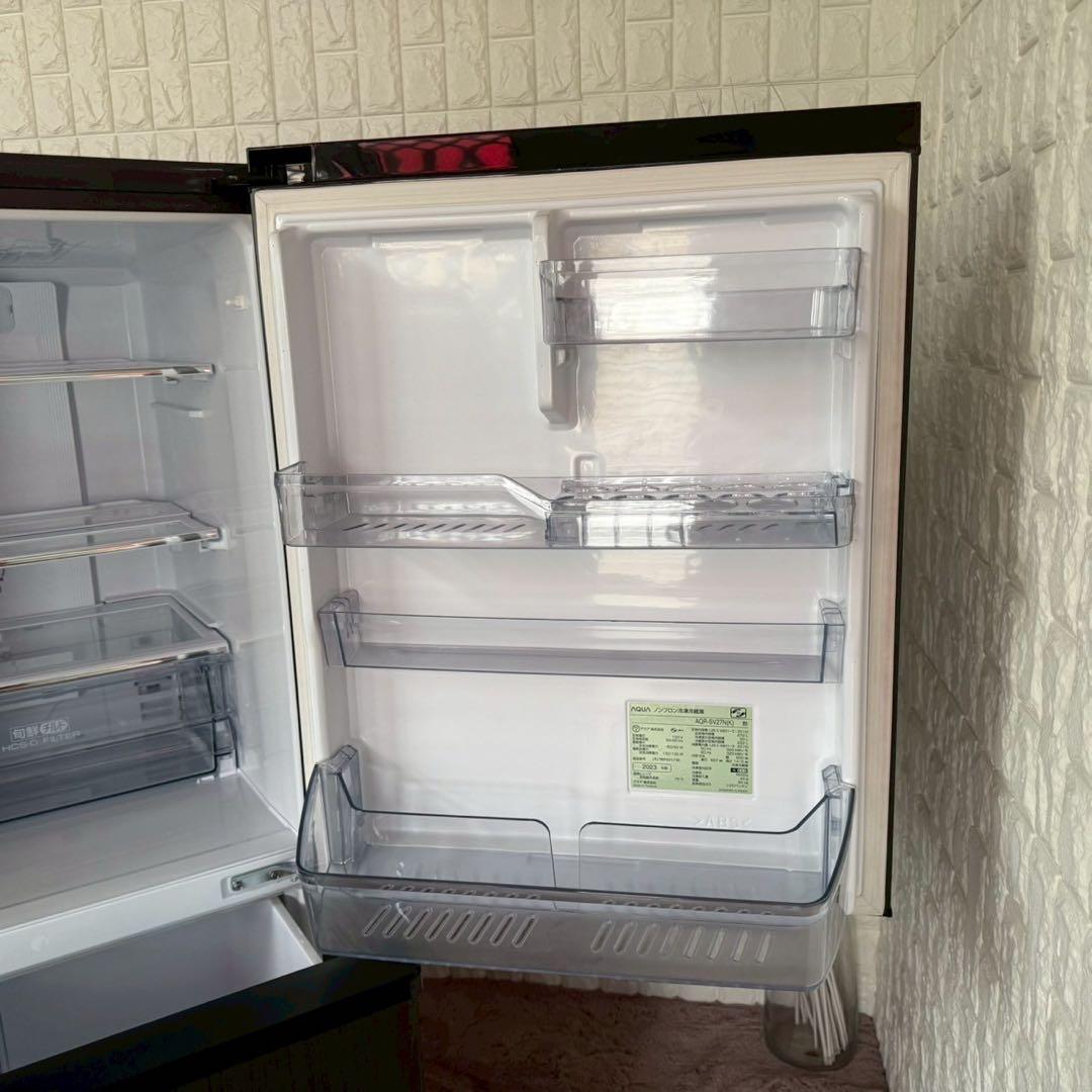都内23区配送無料✨3ドア　冷蔵庫　アクア　2023年　272L 自動製氷機能