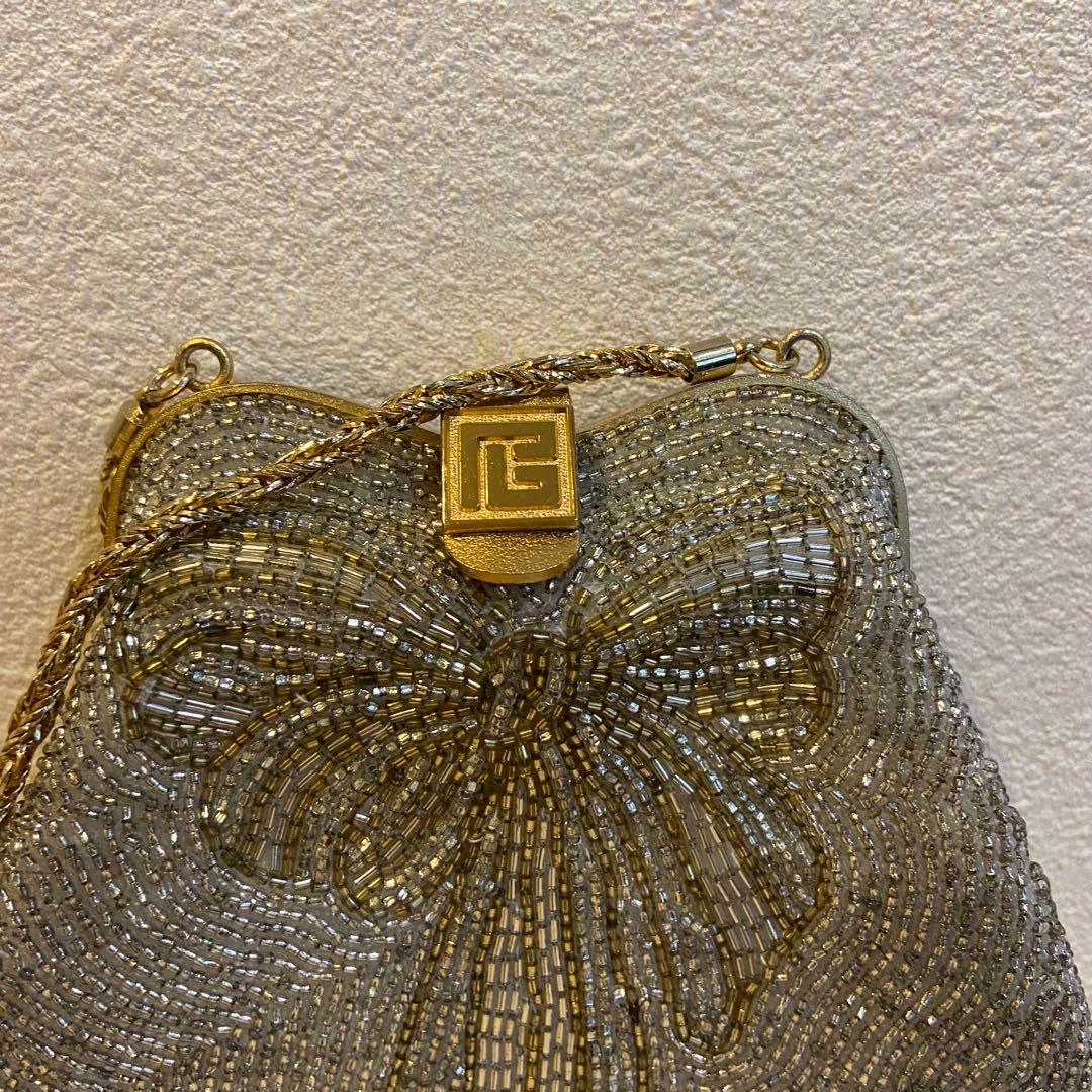 【RRQ】Pierre Balmain ビーズバッグ