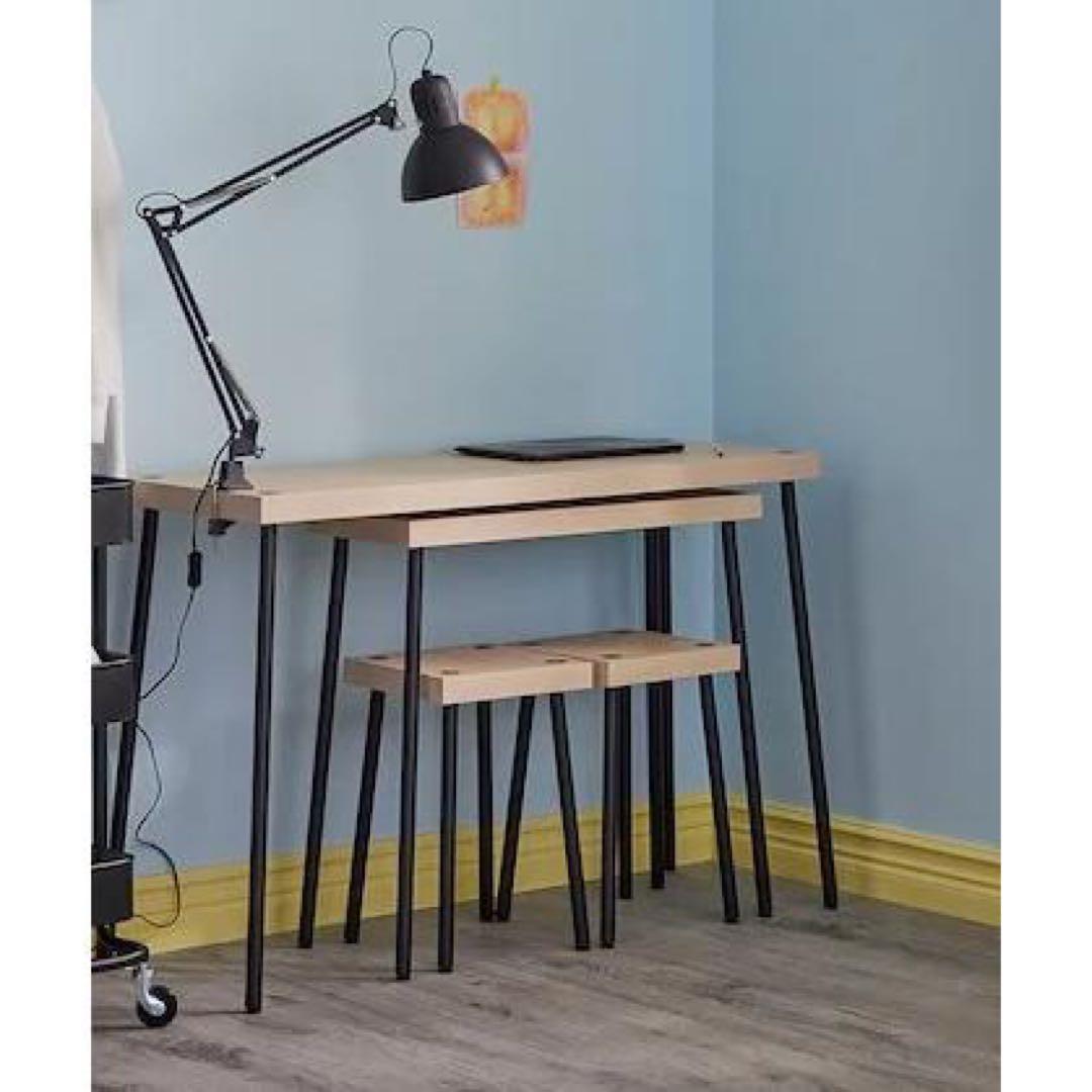 【りんご】IKEA FRIDNÄS フリードネス 4点ネストテーブルセット