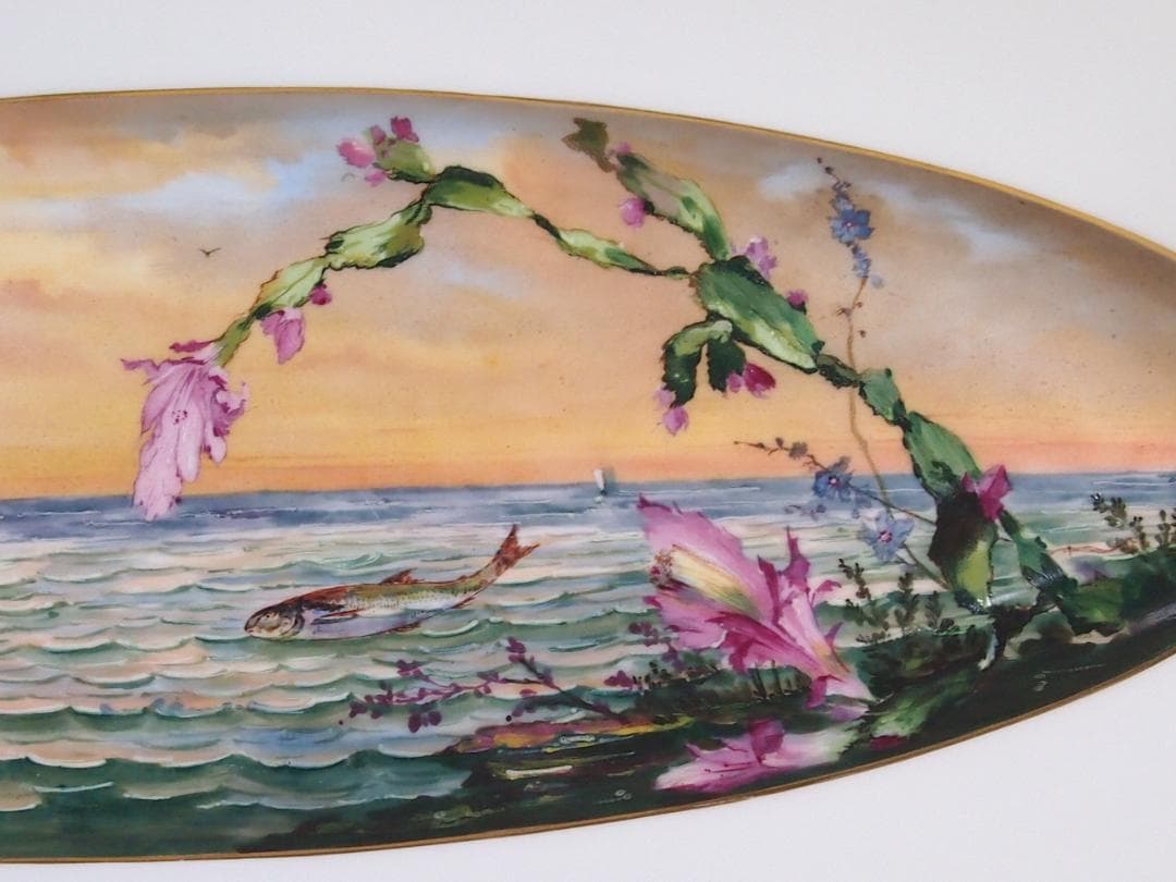 【激レア】H&C アビランド リモージュ 飾り皿/プレート フランスアンティーク