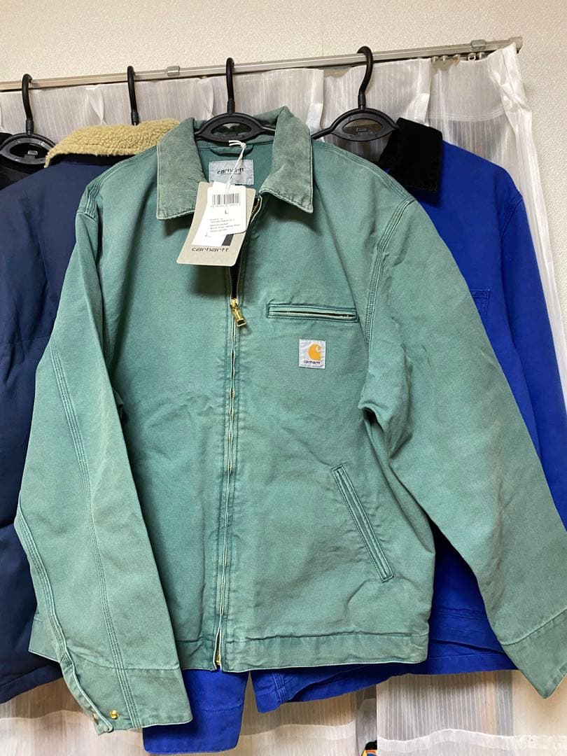 Carhartt デトロイトジャケット　silver pine Lサイズ