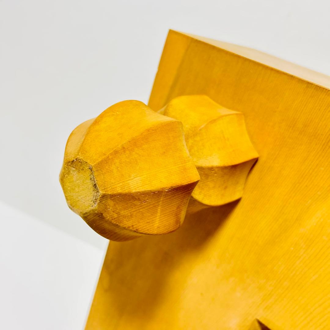 【送料無料】国産 高級 囲碁盤 約6寸 本榧 天地柾目 ヘソ 脚付き