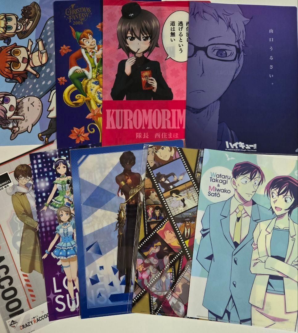 アニメグッズ キャラクターグッズ クリアファイル まとめ売り 大量