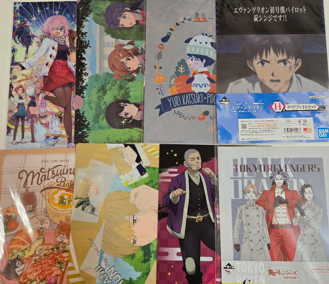 アニメグッズ キャラクターグッズ クリアファイル まとめ売り 大量