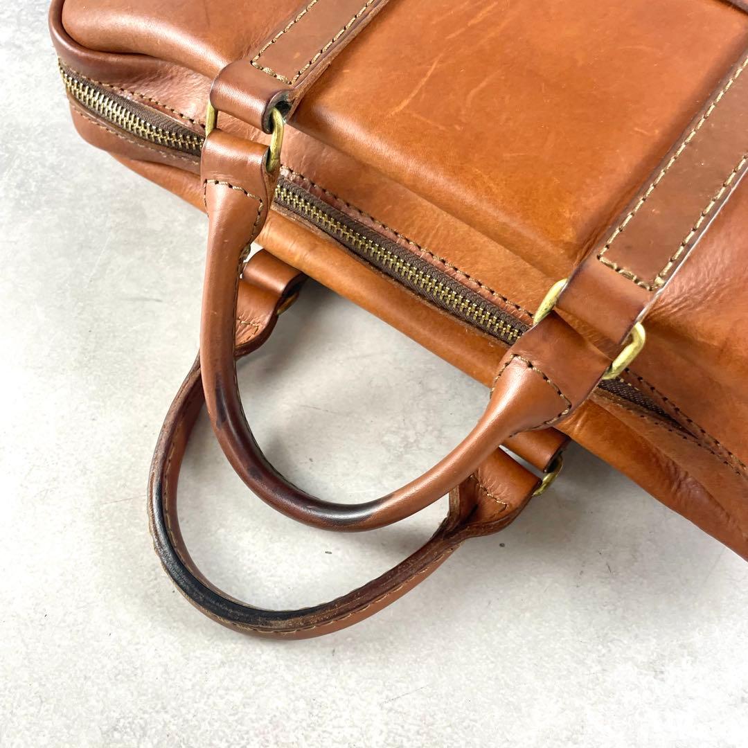 入手困難✨ Organ オルガン ハンドバッグ ビジネスバッグ レザー ブラウン