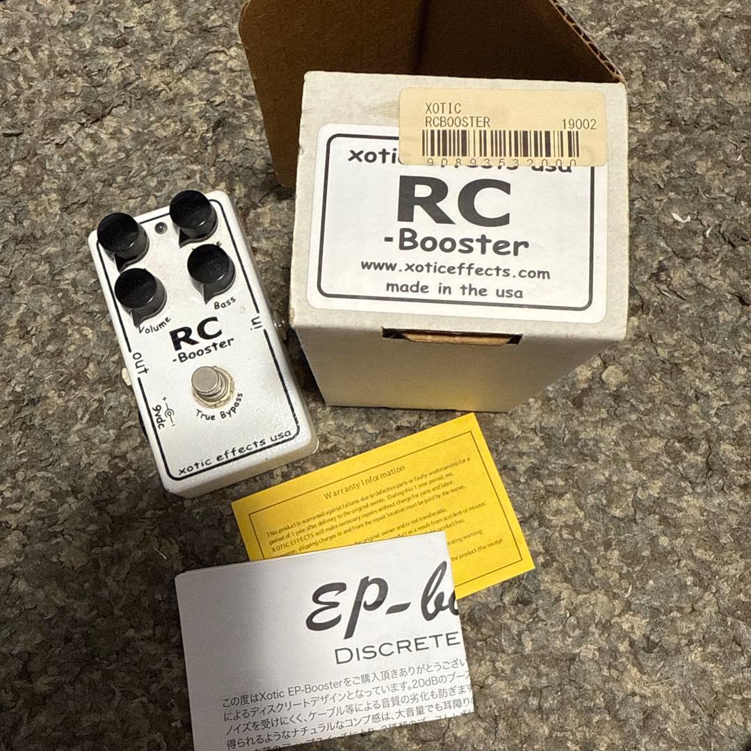 xotic effects RC-Booster ギターエフェクター