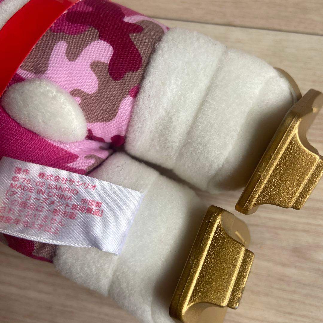 サンリオ　キティ 迷彩水着 ぬいぐるみ　激レア　平成レトロ　ギャルキティ 当時物