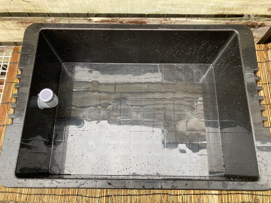 【ビオトープ】木枠➕NV22 オーバーフロー加工済み