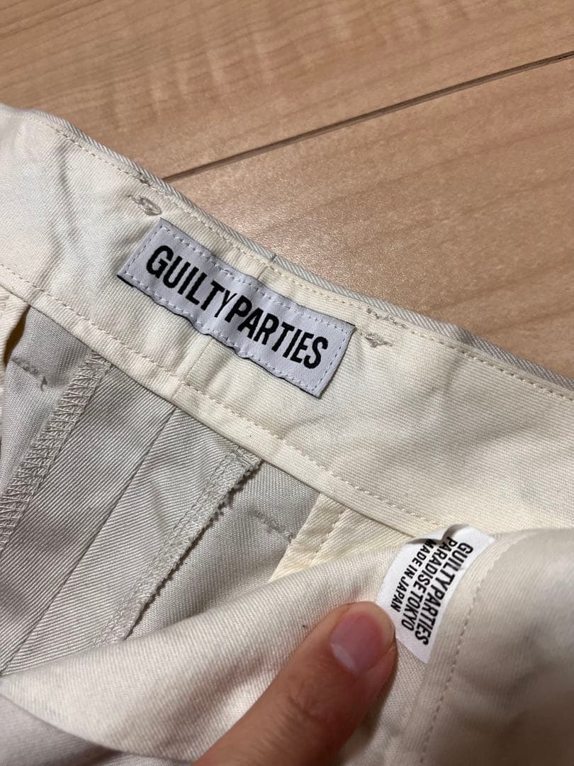 パンツ WACKOMARIA DOUBLE PLEATED CHINO TROUSERS