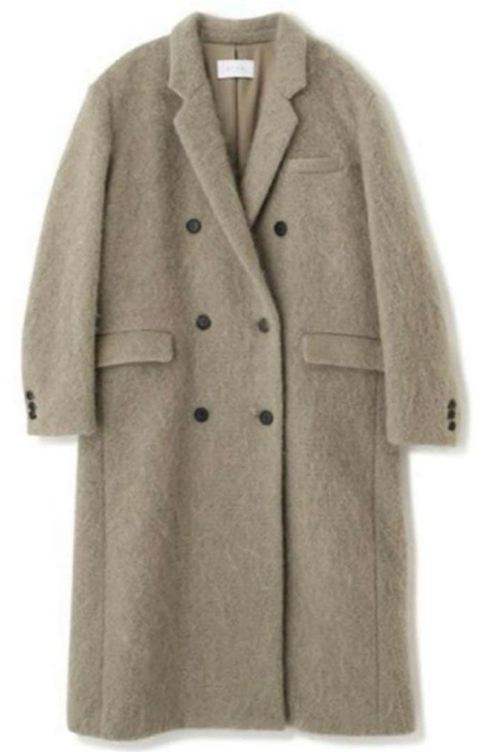 ETRE TOKYO ｜ウールシャギーチェスターコート カーキ　M