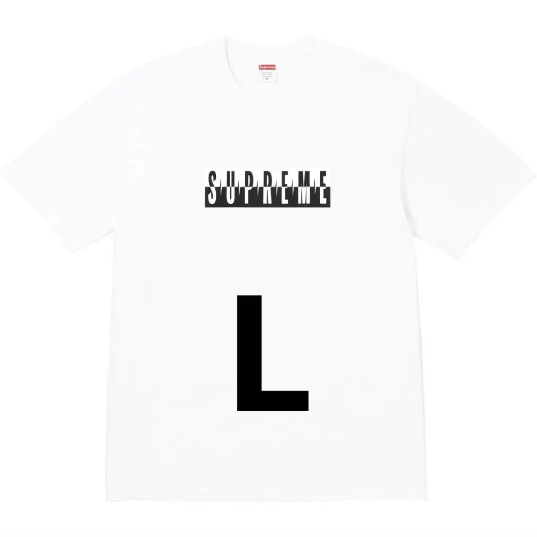 SUPREME Split Tee ホワイト Tシャツ