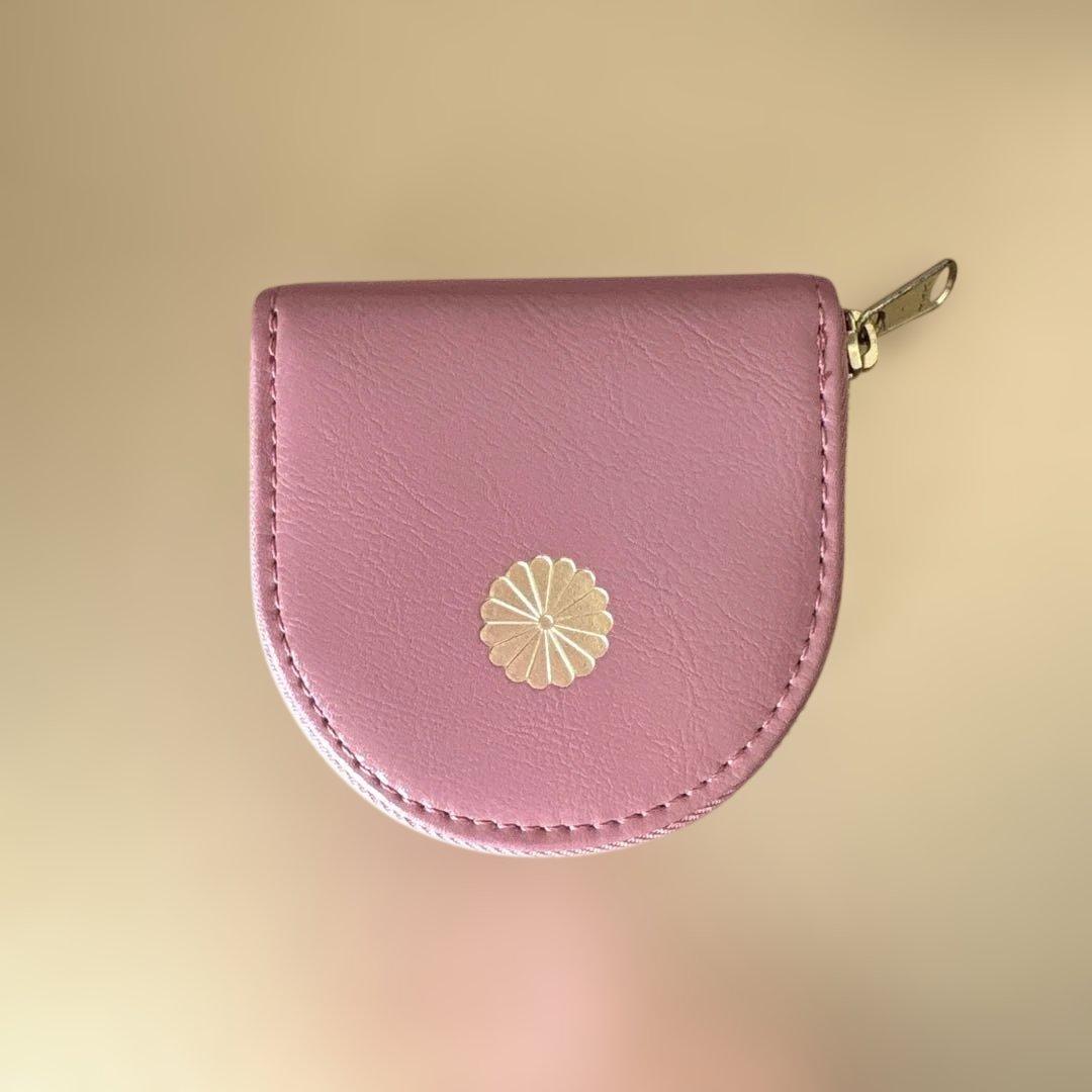 新品未使用　皇居　財布　ケース ピンク