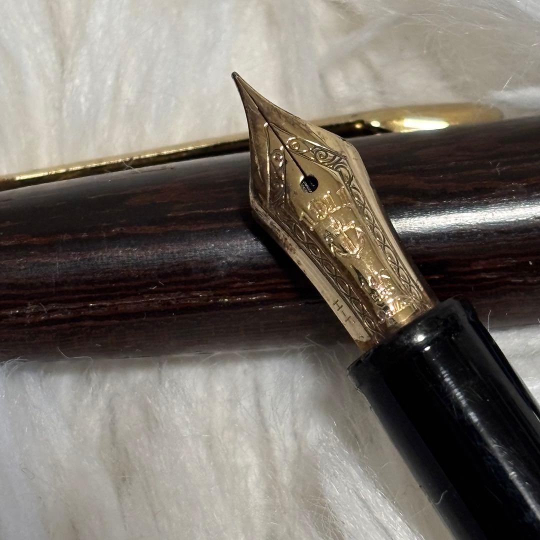セーラー万年筆 世界の銘木シリーズ 鉄刀木 シルバートリム 14金ペン先