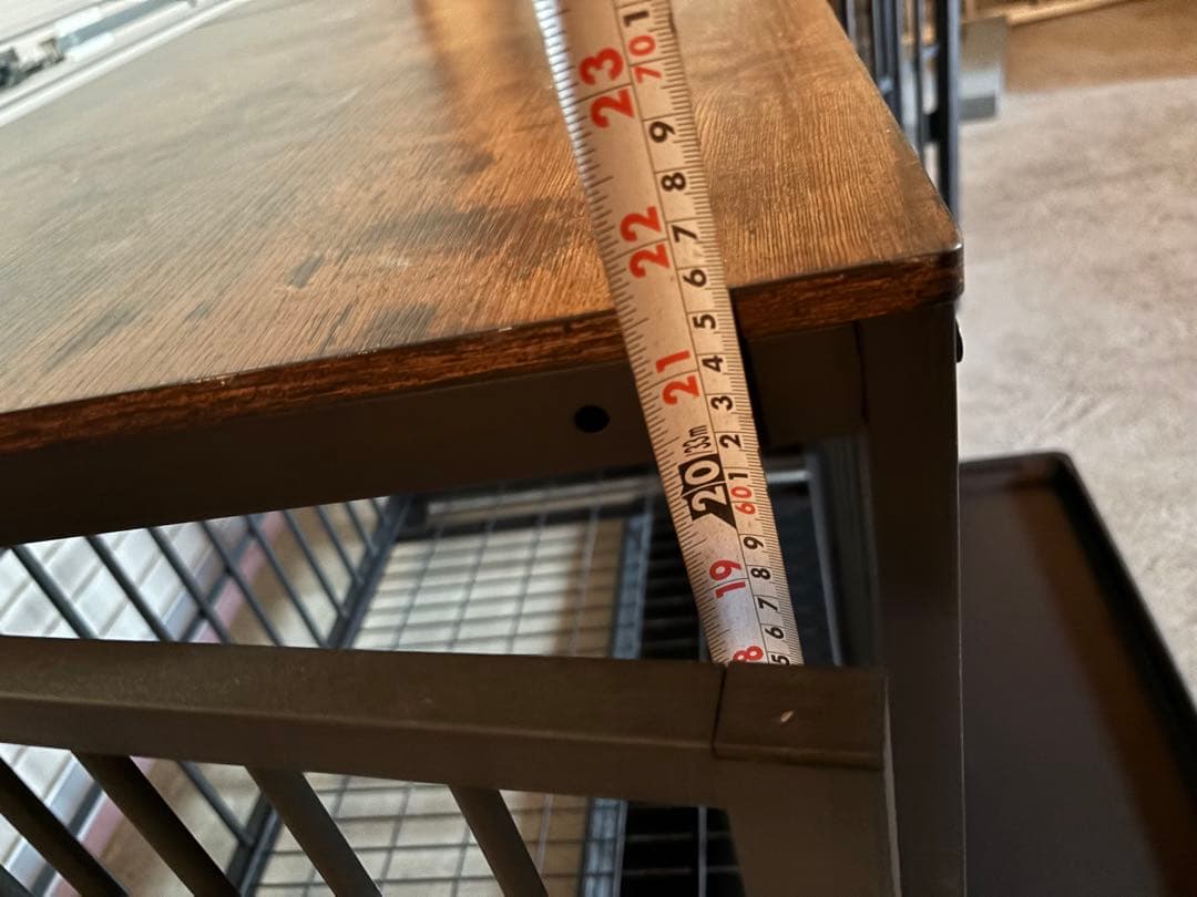 お洒落 インテリア 天板付き犬ゲージ 小型犬 中型犬 直接引き取り 値下げ中