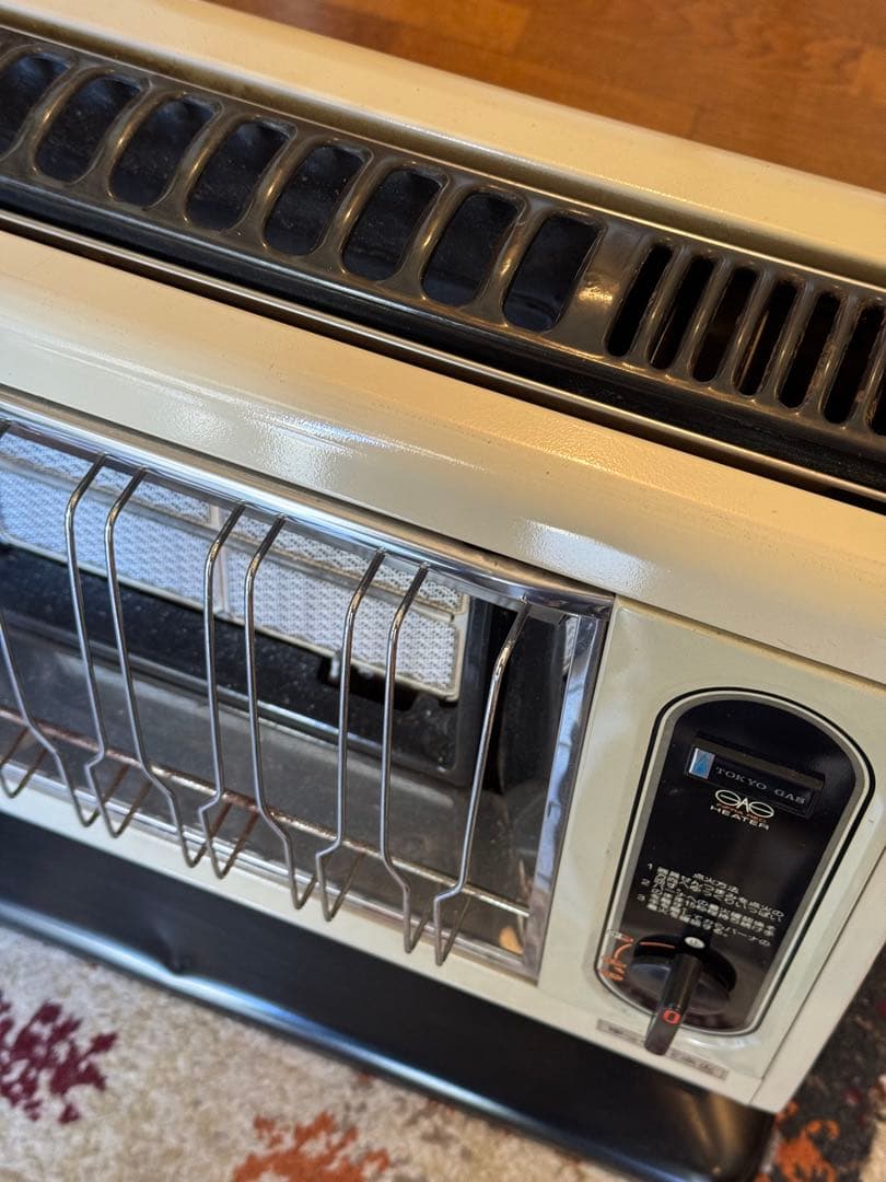 リンナイ　ガスストーブ　昭和レトロ　都市ガス