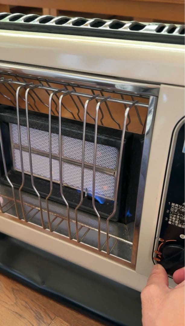 リンナイ　ガスストーブ　昭和レトロ　都市ガス