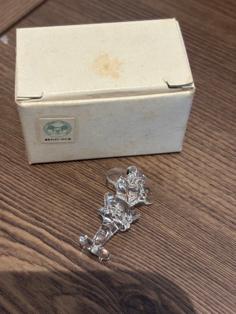 【希少・当時物】昭和レトロ ディズニー ミニーマウス ネックレス トップ 箱付