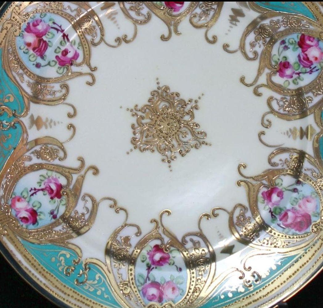 希少 アンティーク オールドノリタケ メイプルリーフ刻印 皿