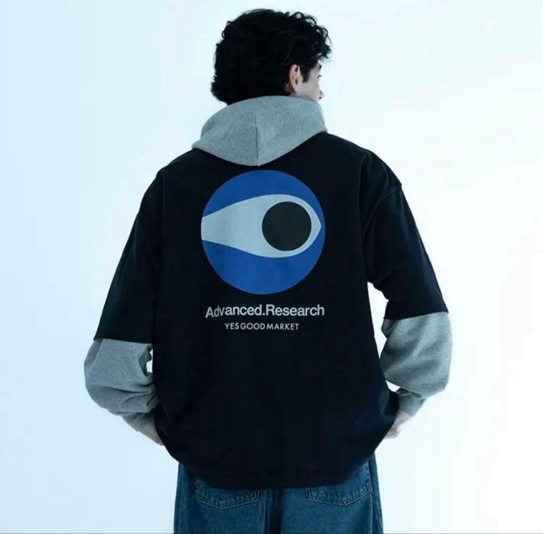 YGM×Advanced.Research Tシャツ　ネイビー　Mサイズ