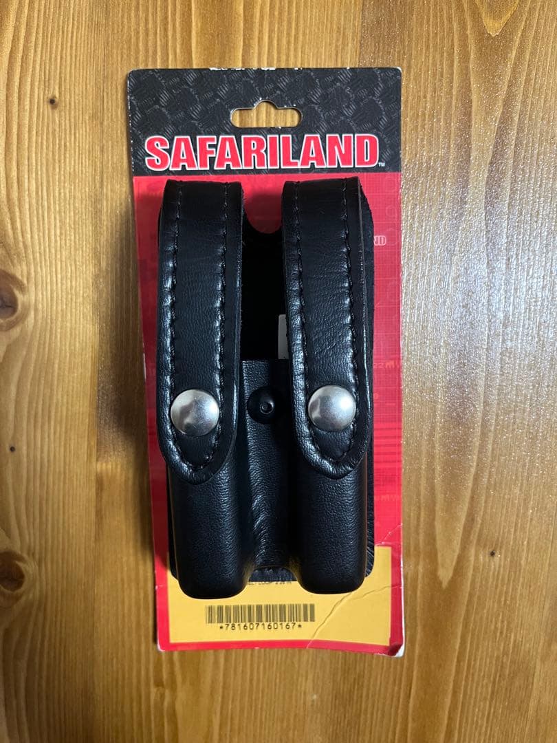 サファリランド スリムライン ダブル マガジンポーチ 92 sig S&W 本革