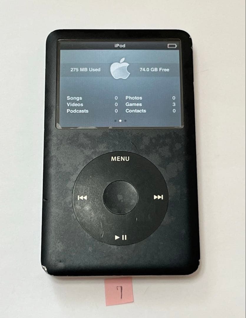 ポータブルプレーヤー iPod Classic 80GB Black