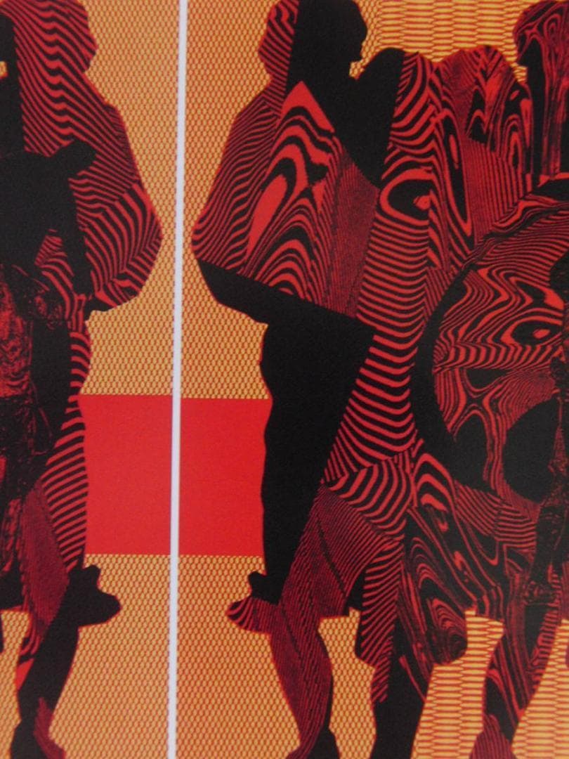 谷田川卓、【跡　05】、希少な額装用画集より、新品額装付、状態良好