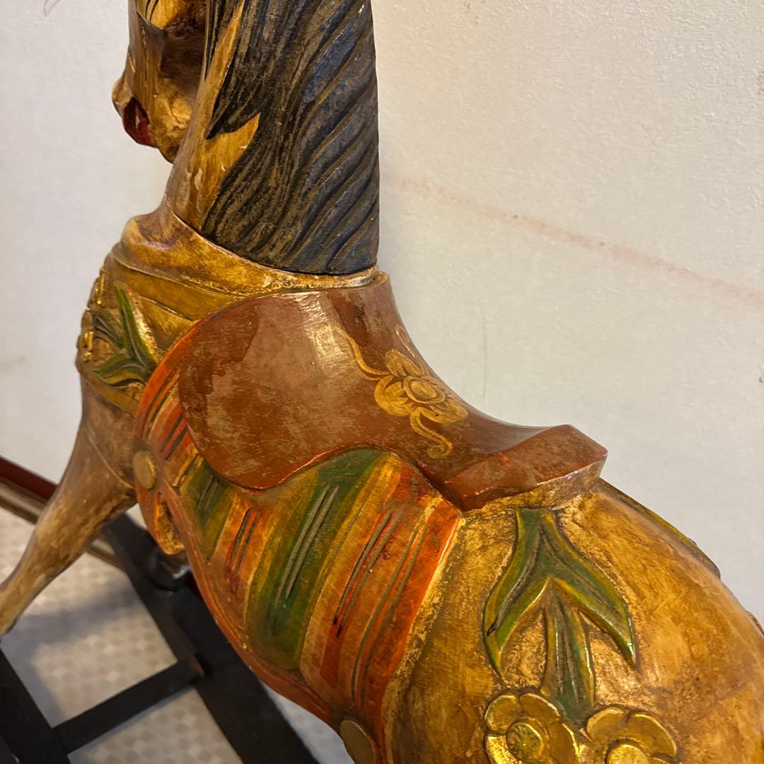 木製 ロッキングホース 【木馬】100cm