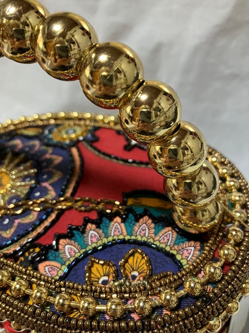 ルミー　はしもと　ビーズバッグ