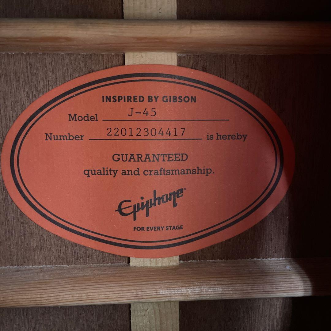 Epiphone Masterbilt J-45（Fishman ＰＵ付)