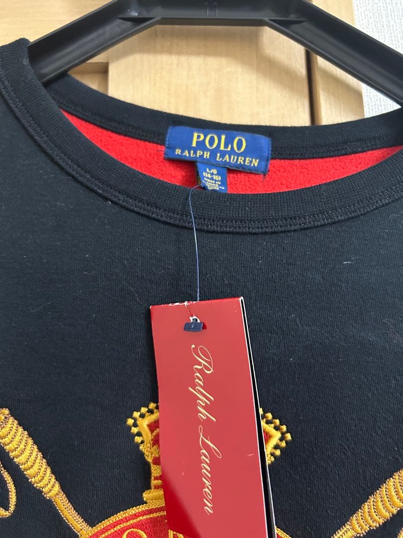 【新品未使用タグ付き】Polo Ralph Lauren トレーナー 160 黒