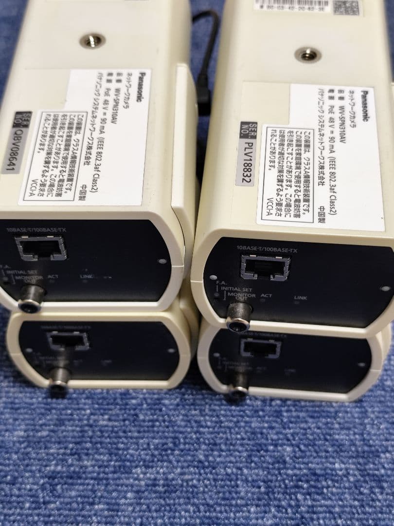 Panasonic ネットワークカメラ WV-SPN310AV 4台セット