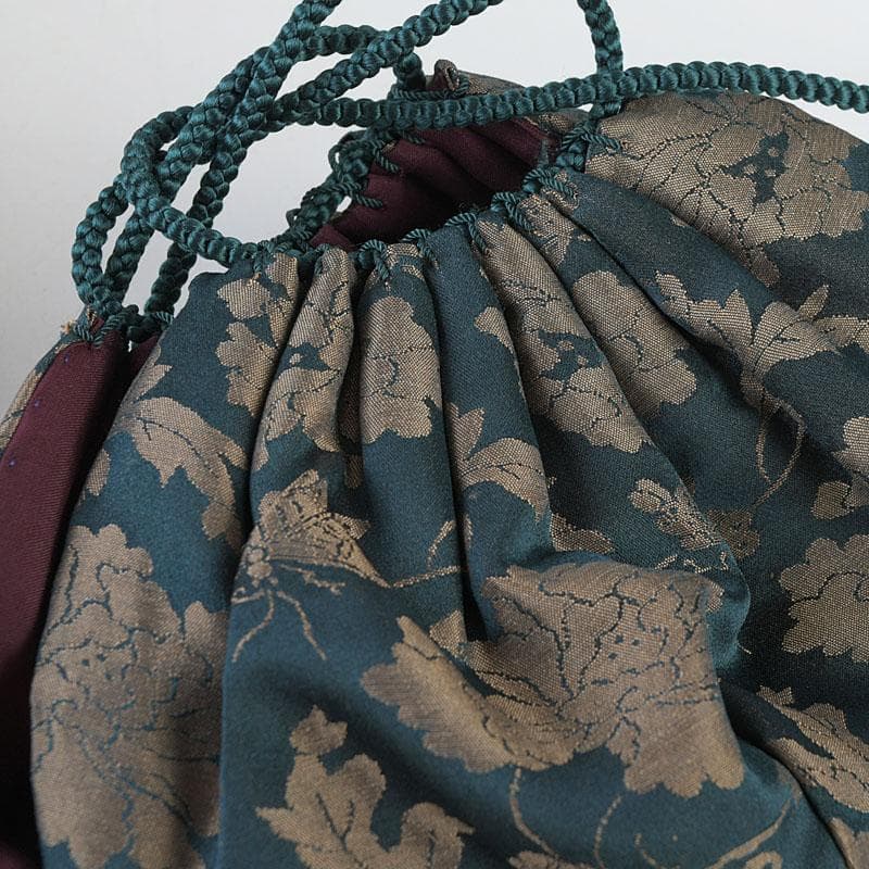 茶道具　尾形乾山作　色絵松図　茶碗　仕覆付　時代箱　Z　8609