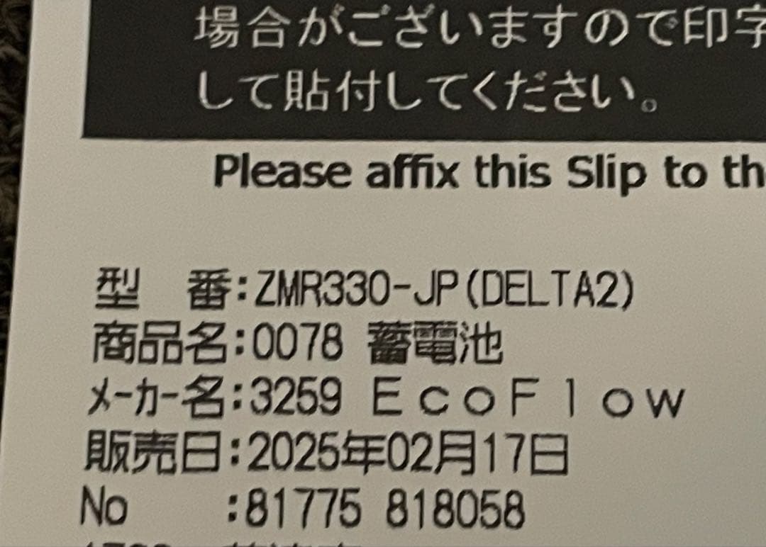 EcoFlow DELTA 2 / エコフロー デルタ 2