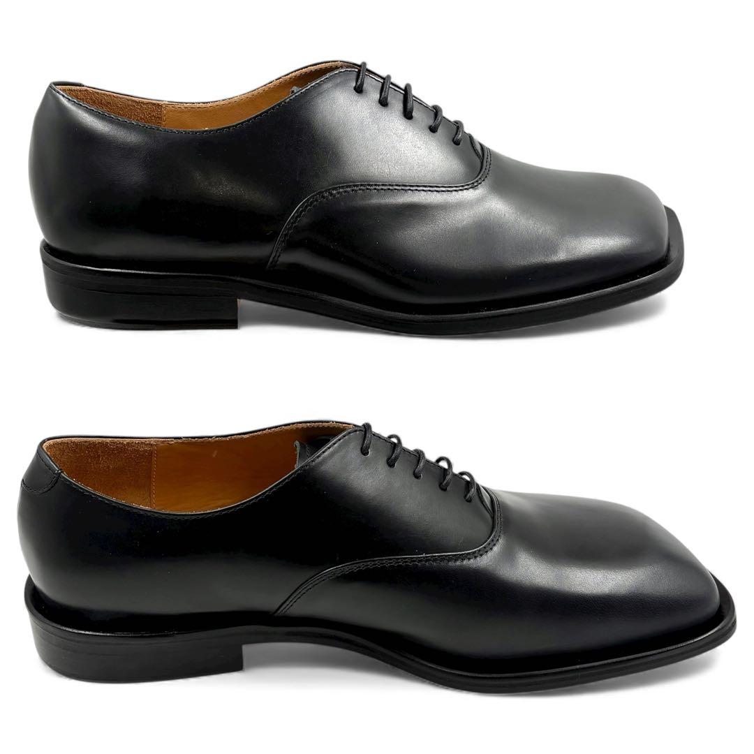 【新品】 エンダースキーマ ベアフットバルモラル 革靴 4 ブラック スクエア