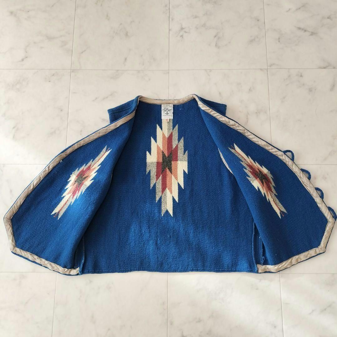 希少 赤タグ ORTEGA’S ブルー 40 ポインテッドチマヨベスト オルテガ