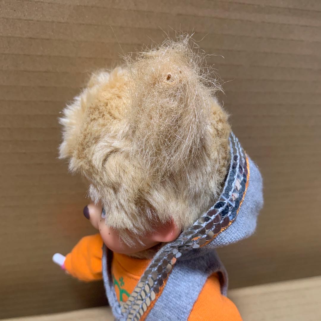 【希少】モンチッチ　女の子　ツインテール　ベージュ　ブルーアイ