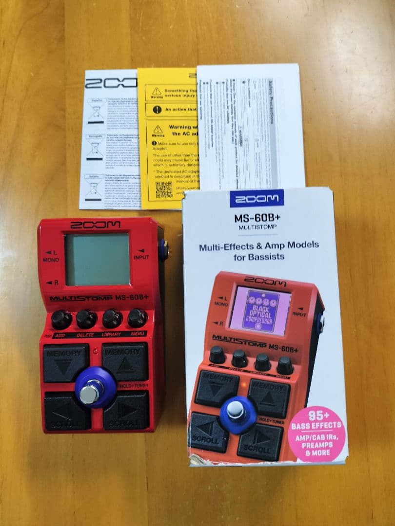 ZOOM MS-60B+ ベース マルチエフェクター